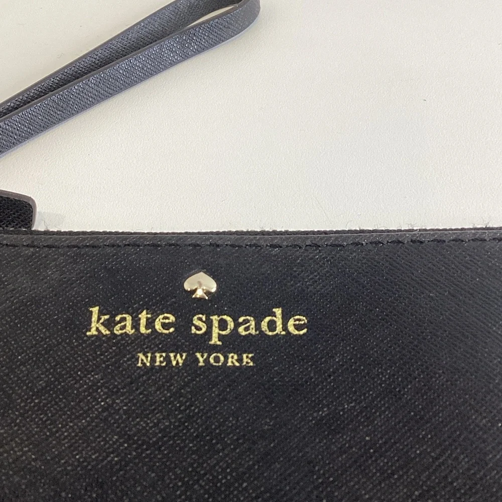 💚 Kate Spade Black Wristlet - Picture 4 of 7